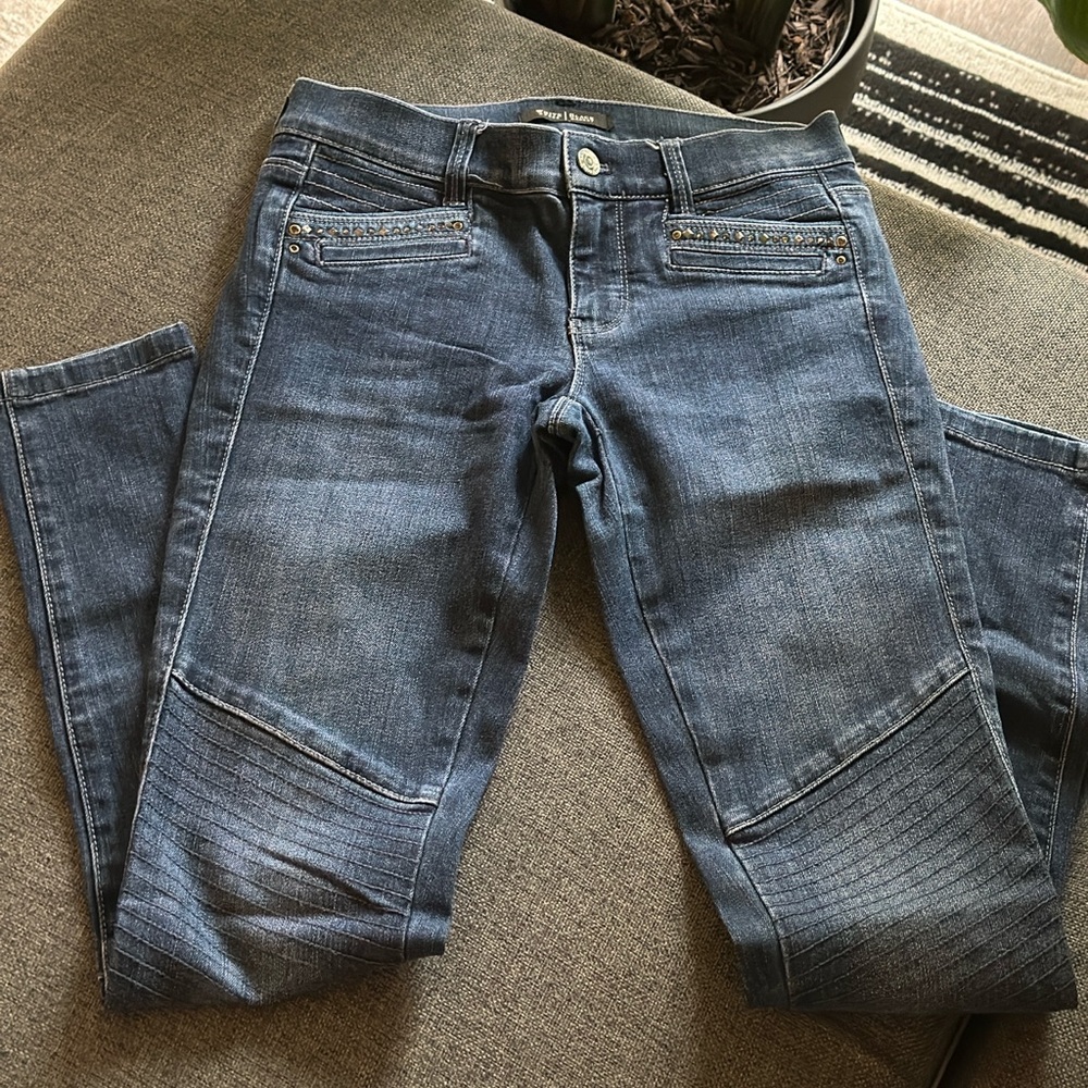 White House Black Market Blue Skinny Jeans